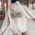 Real Don’T Have Balls Women Oversized Hoodie Back Print Sand