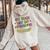 Rockin' 4Th Grade Last Day Autographs Graduation Diy Teacher Women Oversized Hoodie Back Print Sand