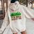 It Is Well With My Soil Christian Farmer Women Oversized Hoodie Back Print Sand