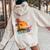 Summer Vacation Cancun Mexico Beach Kid Women Oversized Hoodie Back Print Sand