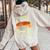 Never Underestimate An Girl With A Skid Sr Construction Women Oversized Hoodie Back Print Sand