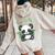 Youth Panda 8Th Birthday T Girls Birthday Outfit Age 8 Women Oversized Hoodie Back Print Sand