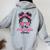 5Th Grade Graduation Little Miss 5Th Grade Grad 2024 Women Oversized Hoodie Back Print Sport Grey