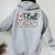 Ball Mom Leopard Tball Mom Mother's Day Women Oversized Hoodie Back Print Sport Grey