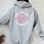 Big Sister 2022 Loading First Sibling Becoming Big Sister Women Oversized Hoodie Back Print Sport Grey