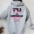 Im The Birthday Girl Mouse Family Matching Women Oversized Hoodie Back Print Sport Grey