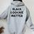 Black Coochie Matter Sarcastic Quote Women Oversized Hoodie Back Print Sport Grey