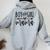 Boy And Girl Mama Mom Of Two Mommy Mother's Day Women Women Oversized Hoodie Back Print Sport Grey