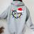 Christmas Lights Lab Tech Nurse Costume Christmas 2020 Women Oversized Hoodie Back Print Sport Grey