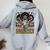 Disco Queen 70'S Disco Retro Vintage Seventies Costume Women Oversized Hoodie Back Print Sport Grey