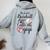 My Favorite Baseball Player Calls Me Gigi Cute Gigi Baseball Women Oversized Hoodie Back Print Sport Grey