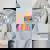 In My Field Trip Era Retro Groovy Teacher Field Day 2024 Women Oversized Hoodie Back Print Sport Grey