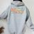 Groovy This Father's Day With Vintage Go Ask Your Dad Women Oversized Hoodie Back Print Sport Grey