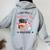 Groovy Our First Mother's Day Coffee Baby Milk Bottle Women Women Oversized Hoodie Back Print Sport Grey