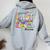 Groovy Happy Last Day Of School Para Life Women Oversized Hoodie Back Print Sport Grey