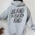 Be Kind To Every Kind Vegan Animal Rights Lover Women Oversized Hoodie Back Print Sport Grey