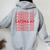 Latina Af S Women Oversized Hoodie Back Print Sport Grey