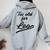 Too Old For Leo Sarcastic Women Oversized Hoodie Back Print Sport Grey