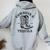 Outfit For Rodeo Western Country Cowboys And Tequila Women Oversized Hoodie Back Print Sport Grey