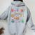 Pediatric Nurse Peds Nurse Peds Crew Rn Pediatric Emergency Women Oversized Hoodie Back Print Sport Grey