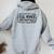 Real Don’T Have Balls Women Oversized Hoodie Back Print Sport Grey