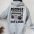 Recover Out Loud Vintage Style Tape Recorder Women Oversized Hoodie Back Print Sport Grey
