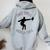 Now You A Single Mom Mother Day Women Oversized Hoodie Back Print Sport Grey