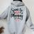 Soon To Be Mommy 2024 For Mom Pregnancy Announcement Women Oversized Hoodie Back Print Sport Grey