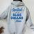 Spoiled By My Blue Collar Man Wife Groovy On Back Women Oversized Hoodie Back Print Sport Grey