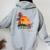 Summer Vacation Cancun Mexico Beach Kid Women Oversized Hoodie Back Print Sport Grey