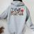 T Ball Mom Leopard Mother's Day Mama Ball Sport Player Women Oversized Hoodie Back Print Sport Grey