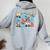 Toy Story Mama Boy Mom Mother's Day For Womens Women Oversized Hoodie Back Print Sport Grey