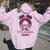 5Th Grade Graduation Little Miss 5Th Grade Grad 2024 Women Oversized Hoodie Back Print Light Pink