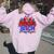 Boom BI-Tch Get Out The Way Firework 4Th Of July Women Oversized Hoodie Back Print Light Pink