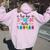 Bye 3Rd Grade Last Day Of School Last Day Of 3Rd Grade Women Oversized Hoodie Back Print Light Pink