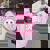 Eleven Is A Vibe Birthday 11 Year Old Girls 11Th Birthday Women Oversized Hoodie Back Print Light Pink