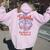 Enjoys Tequila The Breakfasts Of Championss Vintage Women Oversized Hoodie Back Print Light Pink