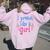 Female Pastor Preach Like A Girl Christmas Women Women Oversized Hoodie Back Print Light Pink