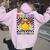 Field Day 2024 Second Grade Fun Day Sunglasses Field Trip Women Oversized Hoodie Back Print Light Pink