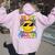 In My Field Trip Era Retro Groovy Teachers Field Day 2024 Women Oversized Hoodie Back Print Light Pink