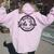 Girls Trip 2023 Warning Vacation Outfit Matching Group Women Oversized Hoodie Back Print Light Pink