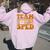 Groovy Squad Team Sped Retro Special Education Ed Teacher Women Oversized Hoodie Back Print Light Pink