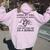 Look At You Landing My Mom And Getting Me As A Bonus Women Oversized Hoodie Back Print Light Pink