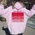 One Loved Grandma Valentines Day Grandmother Women Oversized Hoodie Back Print Light Pink