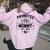 Promoted To Mommy Est 2024 Soon To Be Mom New Mommy 2024 Women Oversized Hoodie Back Print Light Pink