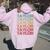 Retro First Name Taylor Girl Boy Personalized Groovy Youth Women Oversized Hoodie Back Print Light Pink