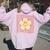 Retro Groovy Happy Face 100 Days Of School Cute 100Th Day Women Oversized Hoodie Back Print Light Pink