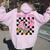 Rolling Into 10 Years Old Roller Skating Girl 10Th Birthday Women Oversized Hoodie Back Print Light Pink