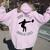 Now You A Single Mom Mother Day Women Oversized Hoodie Back Print Light Pink
