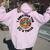 I Survived The 60S Sixties Twice 70Th Birthday 60Th Women Oversized Hoodie Back Print Light Pink